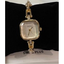 Swiss Plus Woman Watch Model-7 ST0227KBL Gold(Kol Saati)