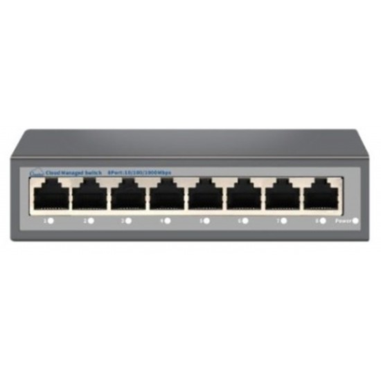 Nova NVC-HIS218G 8 Port Full Giga Cloud Non Poe Ethernet Switch
