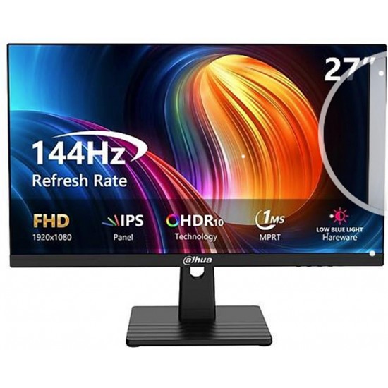 Dahua LM27-B221B 27 LED IPS 1ms 144Hz 1920x1080 FullHD DP+HDMI+Audio out (VESA) Siyah Monitör