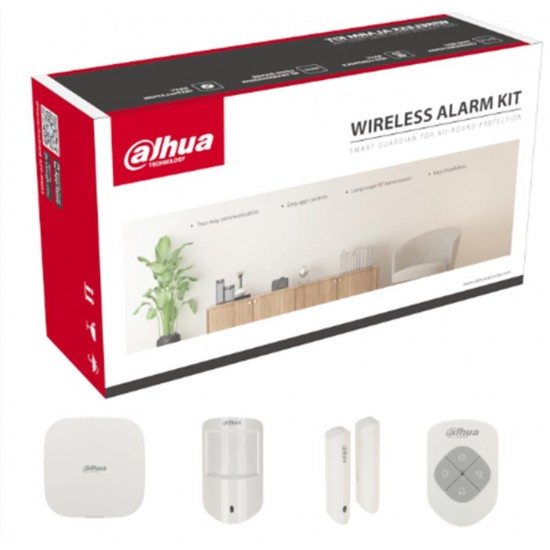 Dahua ART-ARC3000H-03-FW2(868) Kablosuz Wifi Alarm Seti Pır Dedektör+Manyetik Kontak+Panel+Kumanda