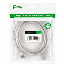Feny FN-AF3003 USB2.0 AM-AF Şeffaf Uzatma Kablosu 3M