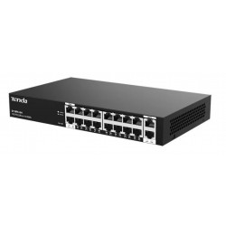 Tenda S218GPC-BH16FE 16 Port PoE+ Port 167W 2x GE Uplink Switch