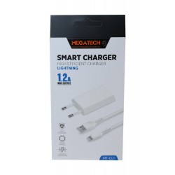 Megatech MT-Cl1 1.2ın Usb Ev Şarj Kafa+Iphone Kablo
