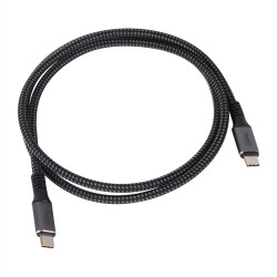 Vcom CU520M Type-C to Type-C 3m 20Gpbs (USB4) 90W 4K@60Hz Video Örgülü Şarj ve Data Kablosu