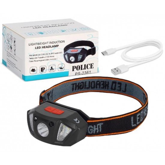 Polıce PS-2361 Sensörlü Kafa Feneri