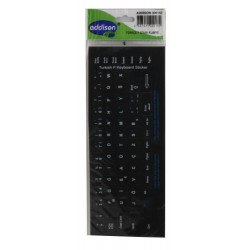 Addison 300162 Türkçe f Siyah Klavye Stıker