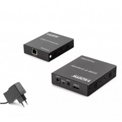 HADRON HDX1363 HDMI KVM Extender 4K Loop-Out 120 m - Gümüş