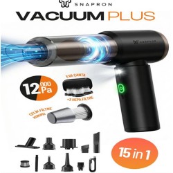 Snapron SNV-3002 12000PA 2000Mah 9in1 Güçlü Vakum Ve Üflemeli Şarjlı Katlanabilir Araç Süpürgesi
