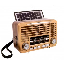 Everton Rt-642 (Solar Güneş Panelli) -Usb-Tf-Am-Fm-Sw-Blue-Connect-Tws-Usb Şarj Nostaljik Radyo