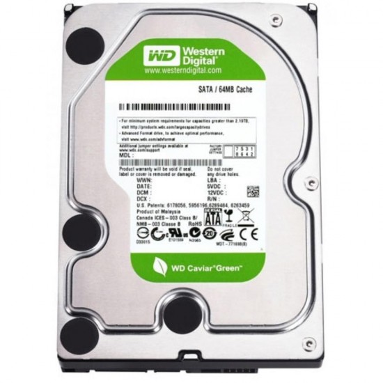 Wd 1Tb Wd10Eurx 7-24 3,5 64Mb 5400Rpm Harddisk (İthalat)