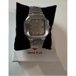 Swiss Plus Man Watch Premium Seri Model-6 RS23146 Beige-Silver(Kol Saati)
