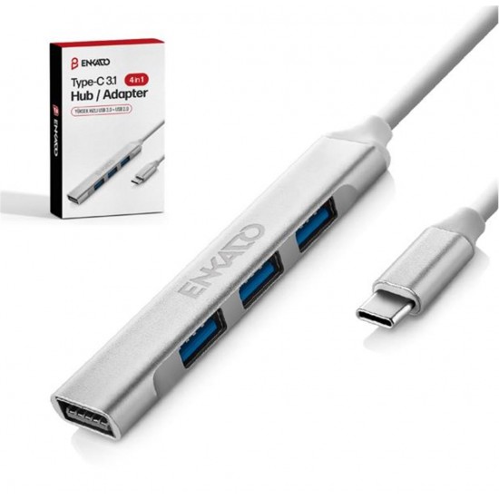 ENKADO EKD-UH60 USB 3.0 TO 4in1 , 1 PORT USB 3.0+3PORT USB 2.0 HUP ADAPTÖR