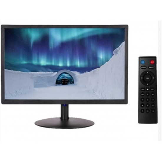 OneTech 24 Led Monitör Hdmı Vga Usb Rca Hoparlörlü Uzaktan Kumandalı SESLİ + KUMANDALI