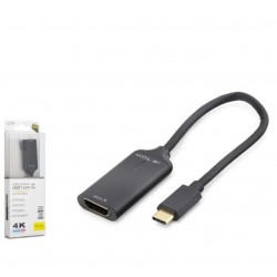iETOP HDX7898 Type-C to HDMI Görüntü Dönüştürücü 4K 30Hz 20 cm Siyah