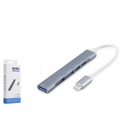 HADRON HDX7896G Type-C PD Hub 5 Port 480 Mbps 20W Gri
