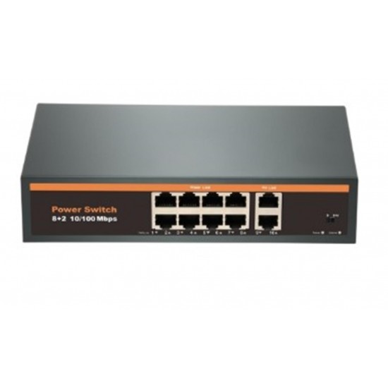 Nova NVC-INTSF0820FB2L 24V INTERCOM 8+2 POE SWİTCH (10-100)