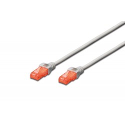 Beek CAT.6A İnce Tip Patch Kablo, U-UTP, 2 metre, AWG 28, Gri Renk, LSZH