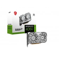 Msi GeForce RTX4060 Ventus 2X White 8G OC 8GB GDDR6 128Bit Ekran Kartı (3xDP 1xHDMI)