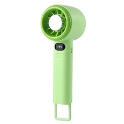 Feny FN-F40 Yeşil Kademeli Ultra Sessiz Led Göstergeli Şarjlı 1800Mah Turbo Mini El Fanı