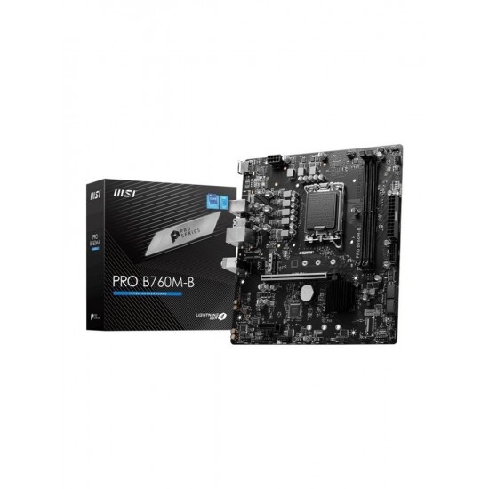 Msı Pro B760M-B DDR4 4800Mhz (OC) M.2 1700p mATX Anakart