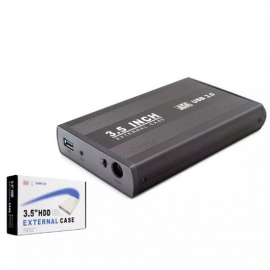 HADRON HDX1756 3.5 HDD KUTU USB3.0 METAL SATA SİYAH