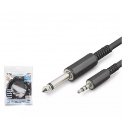 Hadron Hdx1077 6.5Mm To 3.5Mm Kablo Enstrüman Gitar 3M Siyah