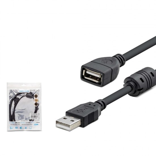 HADRON HDX7533 USB Uzatma Kablosu 1.5mt - Siyah