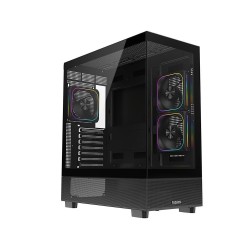 FAZEON F17 750W 80PLUS BRONZE 3x120mm ARGB Fanlı ATX Siyah Bilgisayar Kasası