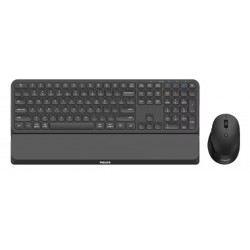 Philips SPK6248B Kablolu Türkçe Q Klavye&Mouse Set Siyah