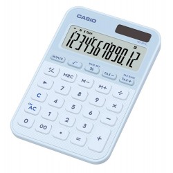 Casio MS-20YC-LB 12 Hane Açık Mavi Masa Üstü Hesap Makinesi