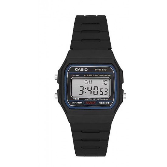 Casio Standart F-91W-1DG Siyah Kol Saati