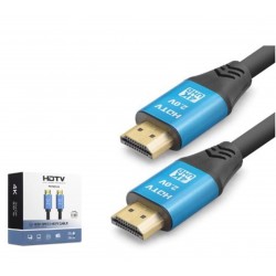 NODAR ND4057 HDMI 2.0 Kablo 4K 60 Hz OD 8.0 mm 30 m Siyah Mavi