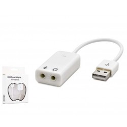 HADRON HDX5263 USB Harici Ses Kartı 7.1 Beyaz