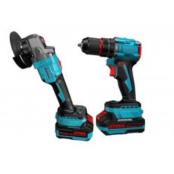 CATPOWER E1030 Kömürsüz Li-Ion Akülü Vidalama ve Avuç Taşlama Seti 20V 4.0AH+2.0AH Yüksek Tork