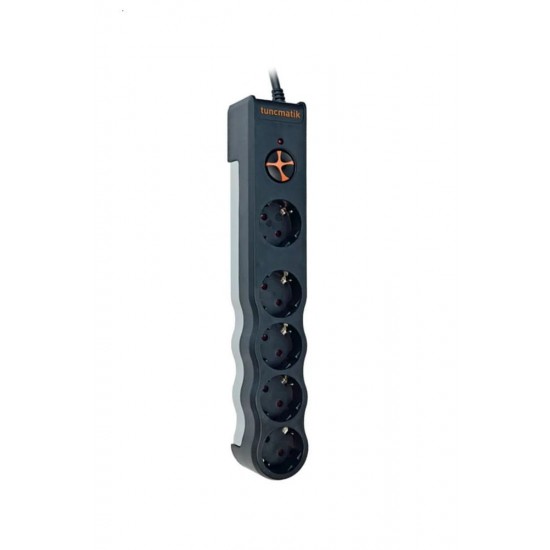 Tunçmatik TSK6136 Powersurge 5lı Siyah 1050 Joule