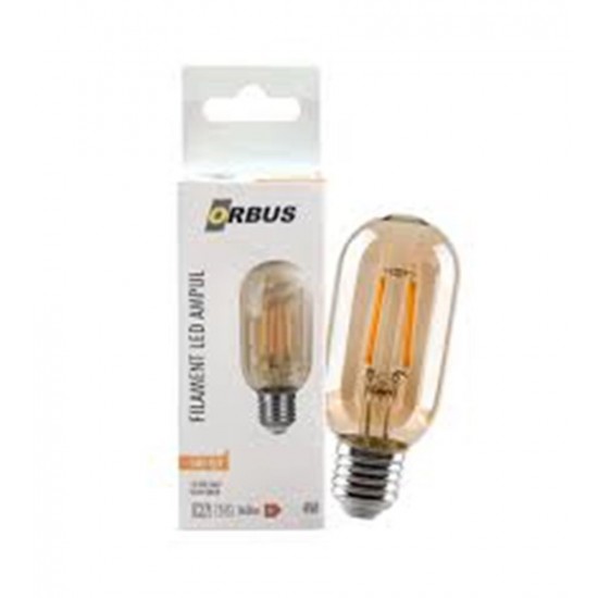 Orbus ORB-TA45 4W E27 Amber Rustik 360 Lm Ampul