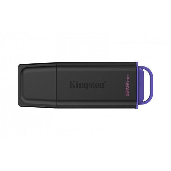 Kingston DTXG2-512GB 512GB Portable USB 3.2 Gen 1 DataTraveler Exodia Black-Purple Flash Bellek