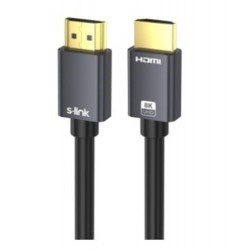 S-link SL-HM8K010 HDMI TO HDMI 10m v2.1 8K60 HZ 4K 120HZ Kablo
