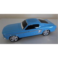 EVERTON RT-1951 Mavi (Blue) Arabalı  Bluetooth Fm-Usb-Tf-Aux Şarjlı Nostaljik Radyo