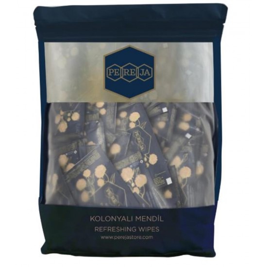 Pereja Pudra Kolonyalı Mendil 5x10 150li