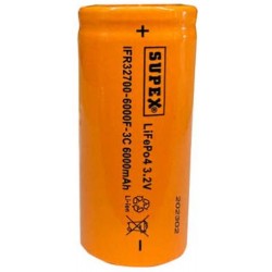 Supex IFR32700-6000F-3C 3.2V Lityum İon Pil