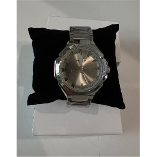 Swiss Plus Man Watch Basic Seri Model-9 ST3506AGS Max Plus Silver-Silver(Kol Saati)