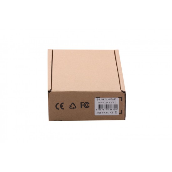 S-link SL-NBA92 90w 19v 4.22a 5.5-2.5 Notebook Adaptörü