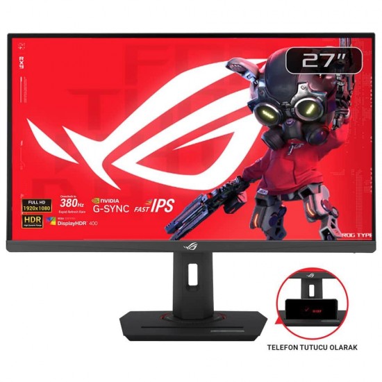 Asus 27 Rog Strix XG279CNS 380Hz 0.3ms Full HD Adaptive Sync Fast IPS Pivot Gaming Monitör