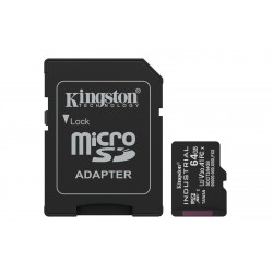 Kingston SDCIT2-64GB 64GB microSDXC Industrial C10 A1 pSLC Card + SD Adapter Hafıza Kartı