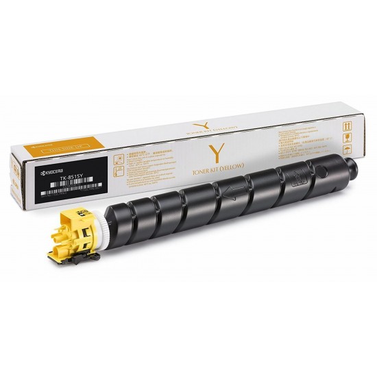 Kyocera TK-8515Y Yellow Sarı Orjinal Fotokopi Toneri Taskalfa 5052ci-5053ci-6052ci-6053ci 20.000 Say