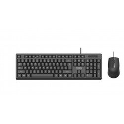 Philips SPT6234B Kablolu Türkçe Q Klavye&Mouse Set Siyah