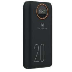 Snapron SNP-3013 20.000 Mah LCD Ekran Dahili Kablolu 22.5w Hızlı Şarj Powerbank