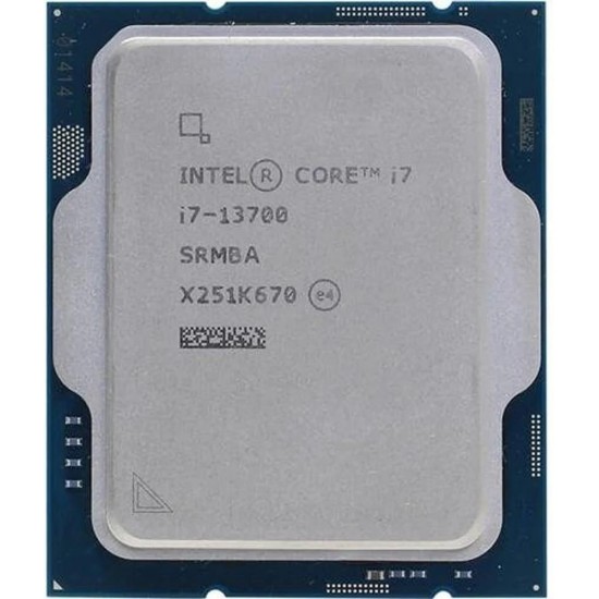 Intel Core i7 13700 TRAY 3.30GHz (Turbo 4.40GHz) 20MB Cache LGA1700 13.Nesil Kutusuz İşlemci