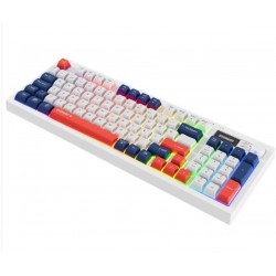Everest KB-85 SILENT PRO Kablosuz Beyaz-Mavi-Kırmızı SESSİZ RGB Wireless 2.4Ghz Q  Oyuncu Klavyesi